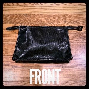 5 for $10: Lancôme Black Patent Snake Makeup Bag